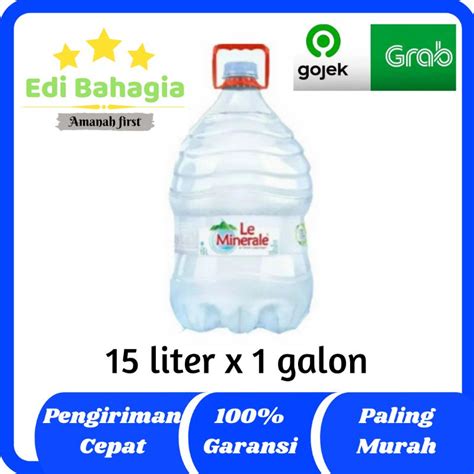 Jual AIR MINERAL LE MINERALE GALON Shopee Indonesia