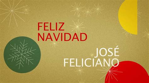 José Feliciano Feliz Navidad Official Audio YouTube