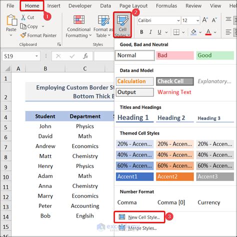 How To Add Thick Box Border In Excel Easy Methods