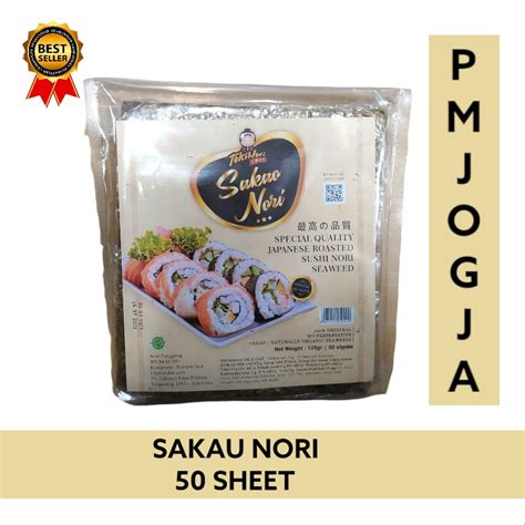 Jual Sakao Nori Special Grade Seaweed 50 Sheet Lembar Rumput Laut