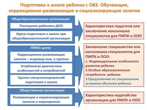 Подготовка к школе ребенка с ОВЗ. Обучающие, коррекционно-развивающие и ...