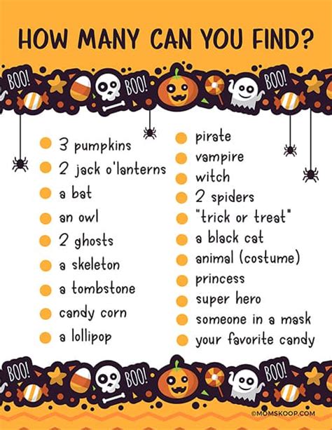 Printable Halloween Scavenger Hunt Clues, 47% OFF