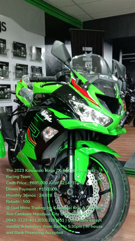 The 2023 Kawasaki Ninja ZX-6R 636 Kawasaki Racing Team Price update as ...