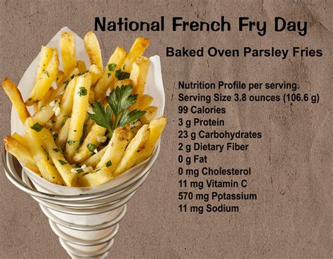 Dietitians Online Blog: July 13, National French Fry Day