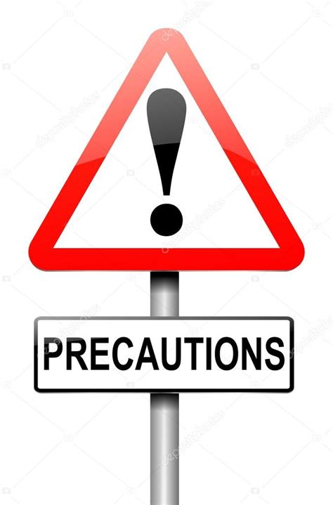 Precautions sign concept. — Stock Photo © 72soul #111827496