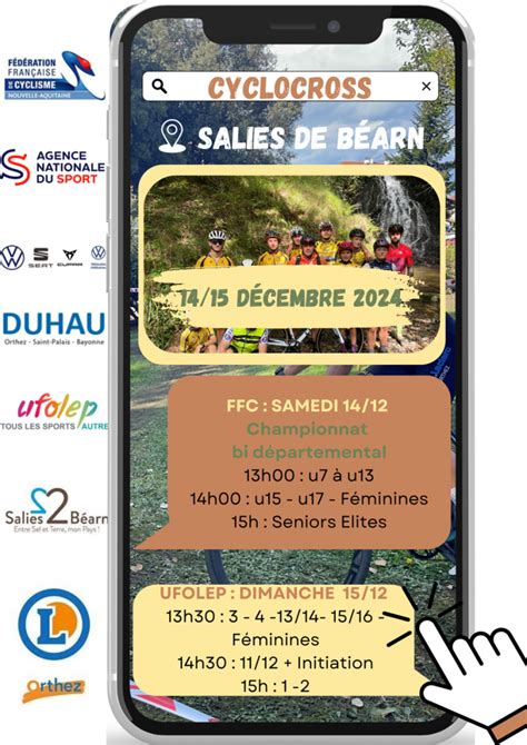 Sud Gironde CYCLISME Les engagés du cyclo cross de Salies de Béarn