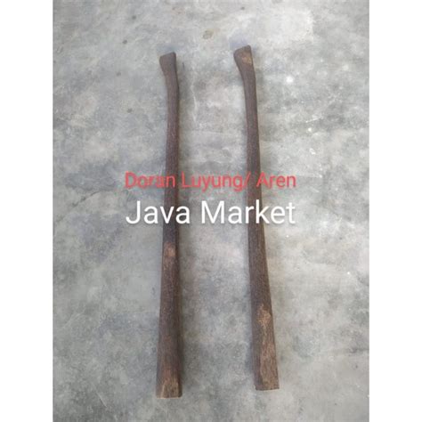 Jual Doran Luyung Cangkul Gagang Pacul Kayu Aren Shopee Indonesia