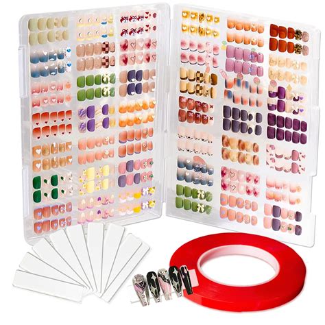 Amazon Large Clear Press On Nails Storage Box Empty Press On