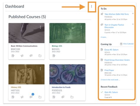 Customize your Student Dashboard in Canvas