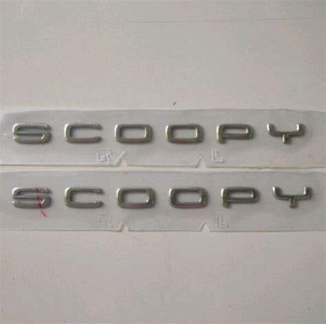 Jual Emblem Logo Honda Scoopy Gold Timbul Bahan