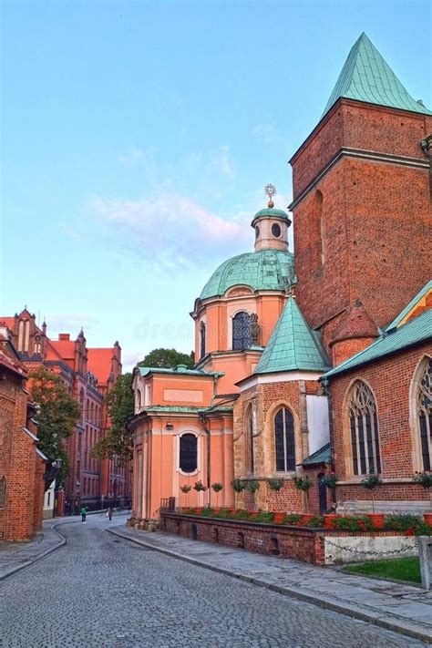 Wroclaw Poland October View Of The Architecture Of Wroclaw