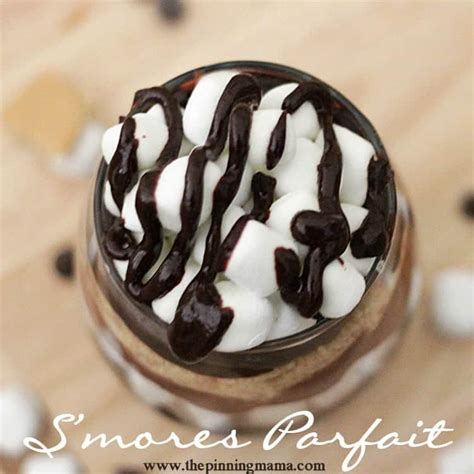 Smores Parfait Chocolate Dessert Recipe The Pinning Mama