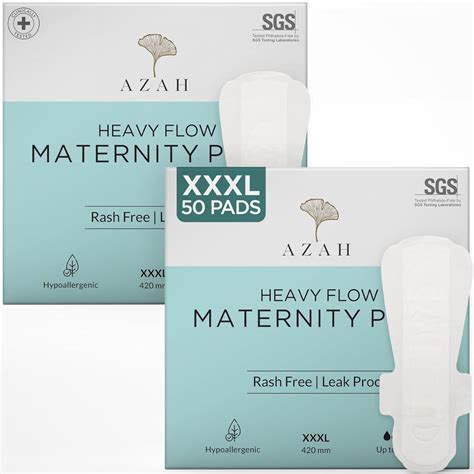 Buy Azah Maternity Pads After Delivery For Women Box Of 50 Ultra