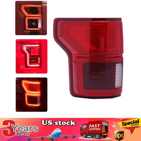 For 2018 2020 Ford F 150 Led Tail Light With Blind Spot Oem Driver Side Left Lh Ebay