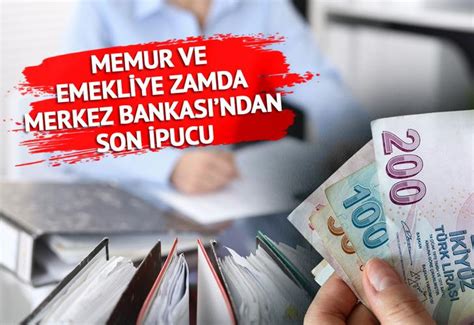 SON DAKİKA Emekli ve memur zammı için son veri Merkez Bankası