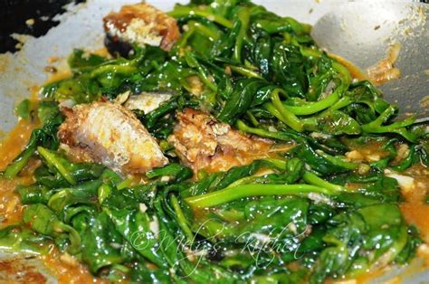 Melys Kitchen Ginisang Alugbati With Sardines