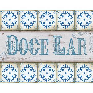 Placa Mdf Decorativa Doce Lar X Cm Litoarte Leroy Merlin