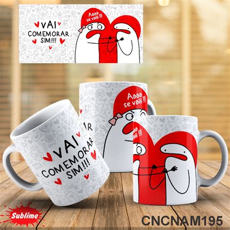 Caneca Namorados Flork Vai Comemorar Sim A Se Vai Shopee Brasil