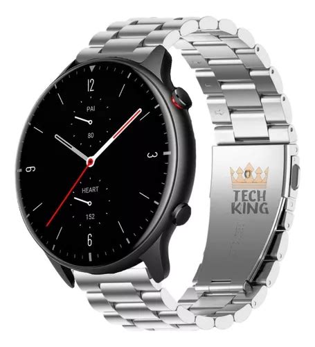 Pulseira De Aço Inoxidável Para Smartwatch Amazfit Gtr2 MercadoLivre