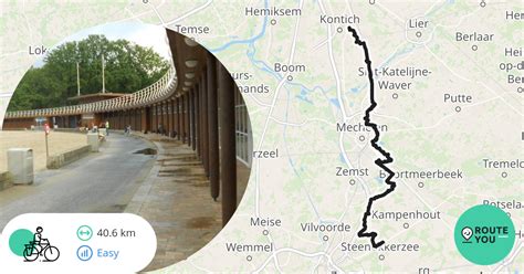 Steenokkerzeel Kontich Recreatieve Fietsroute Routeyou