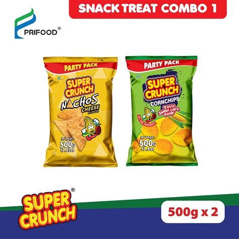 Snack Treat Combo Party Pack Super Crunch Nachos Cheese Flavor G