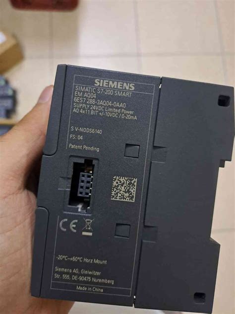 Siemens 6ES7288-3AQ04-0AA0 SIMATIC S7-200 SMART, Analog output SM AQ04 ...