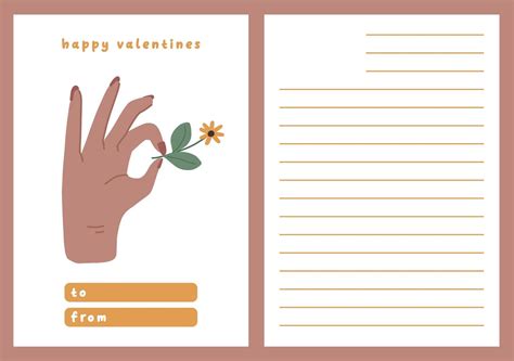 Printable Love Letter Template