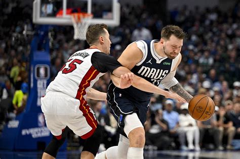 Nba Luka Doncics 35 Point Triple Double Helps Mavs Past Heat Gma