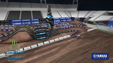 Watch Yamaha Animated Track Map Birmingham Sx Motocross Performance