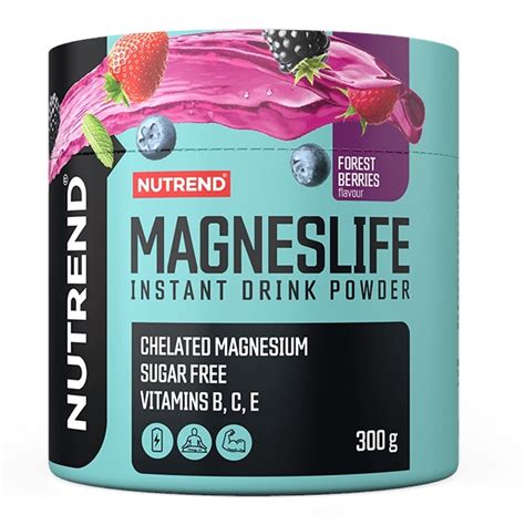 Магний в порошке MAGNESLIFE INSTANT DRINK 300 гр. Nutrend купить в СПб