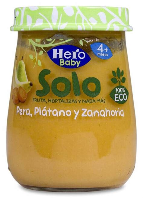 Comprar Hero Baby Solo Pera Plátano Y Zanahoria 120 G Welnia