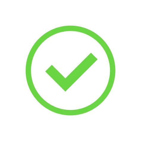 Approved Icon Profile Verification Accept Badge Quality Icon Check