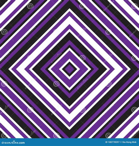 Purple Argyle Diagonal Stripes Seamless Pattern Background Stock Vector