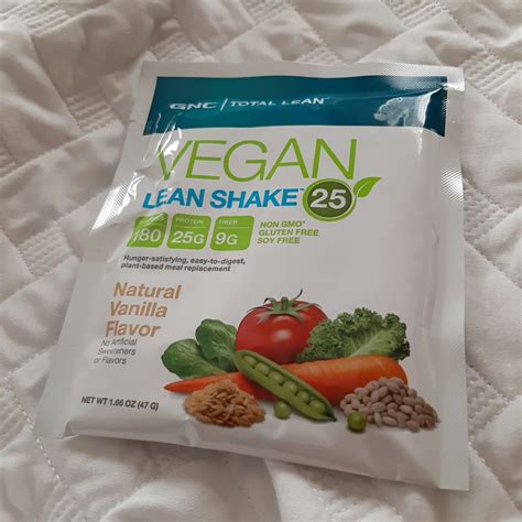 GNC Total Lean Vegan Lean Shake Natural Vanilla Flavor Reviews Abillion