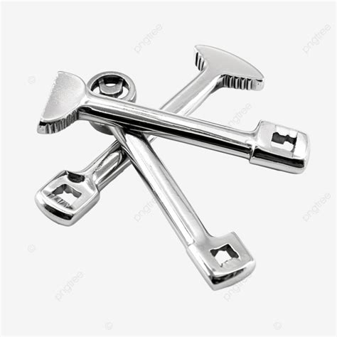 Wrench Keys Tools Crossed Wrench Keys Technical Png Transparent