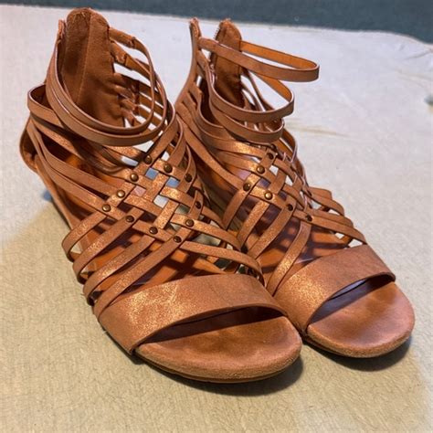 Baretraps Shoes Baretraps Corra Gold Gladiator Sandals Size 85