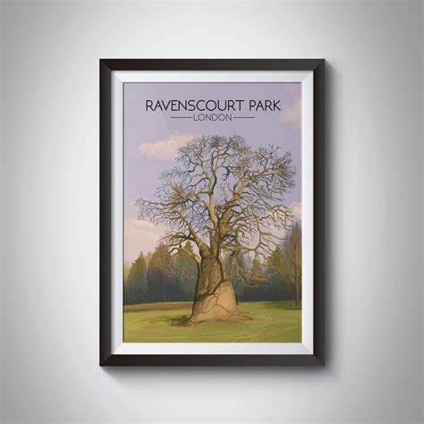 Ravenscourt Park Poster London Travel Poster Hammersmith - Etsy UK