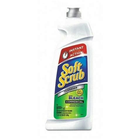 Soft Scrub Commercial Disinfectant Bathroom Cleanser W Bleach 36 Oz 6