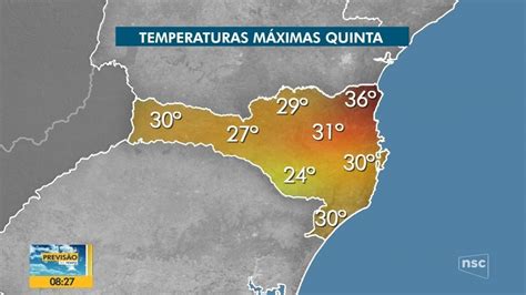 Previs O Do Tempo Sc Tem Risco De Chuva E Rajadas De Vento Durante O