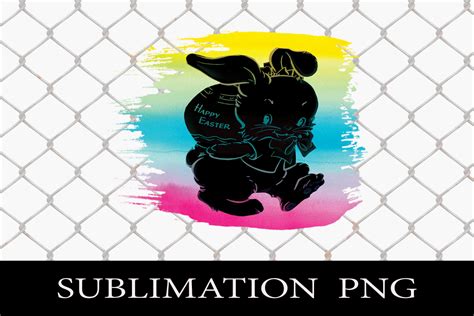 Distressed Easter Bunny Background Png Illustration Par