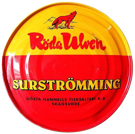 Surströmming Röda Ulven 300g Dose fermentierte Heringe 400g 300g