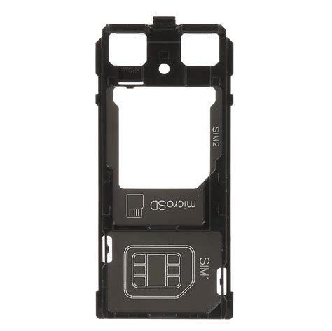 Dulcii OEM SIM1 SIM2 Micro SD Card Tray Holder Replacement For Sony