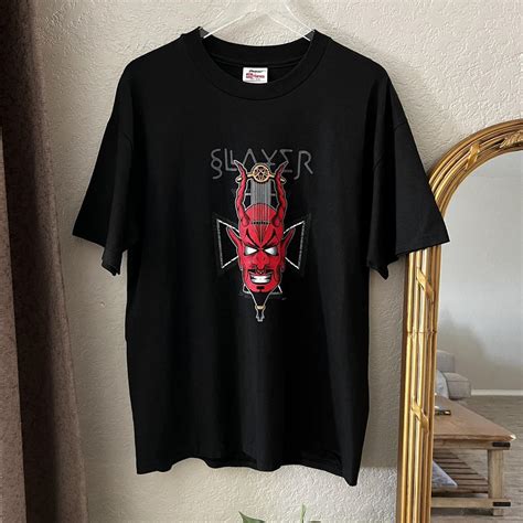 Vintage Slayer Diabolus In Musica T Shirt A Depop