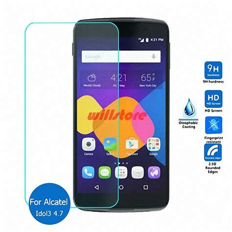 For Alcatel Idol 3 4 7 Inch Tempered Glass Screen Protector Guard Film