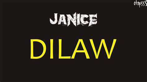 Dilaw | Janice Chords - Chordify