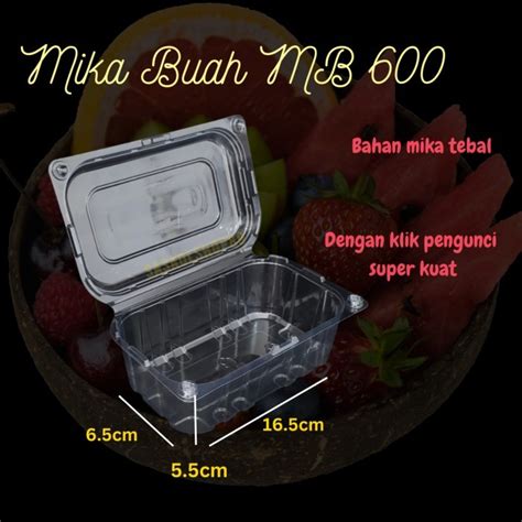 Jual Mika Buah Mika Sayur MB 600 Isi 10 Pcs Shopee Indonesia