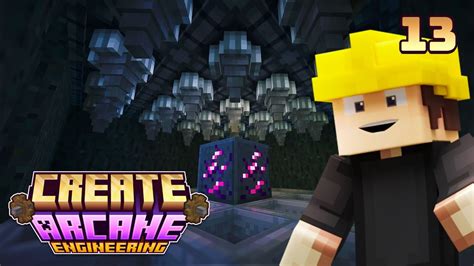 Minecraft Create Arcane Engineering Ep Minage Automatique De La