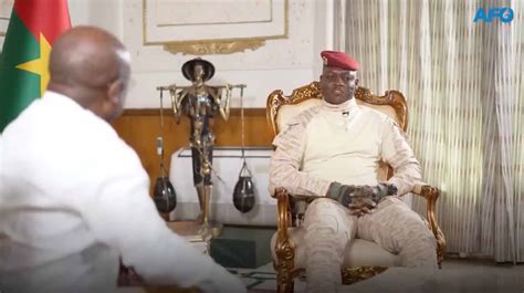 Vidéo Entretien exclusif avec le Président Ibrahim Traoré Retrait