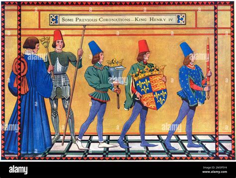 Coronation Of King Henry Iv Stock Photo Alamy