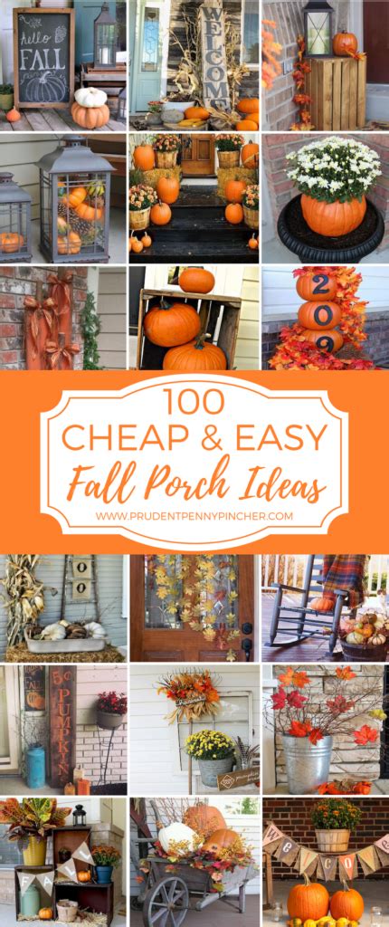 50 Dollar Store Fall Decor Diy Ideas Prudent Penny Pincher